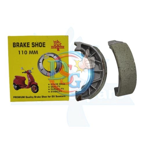 BRAKESHOE 110 MM WITH BOX YELLOW (093b)